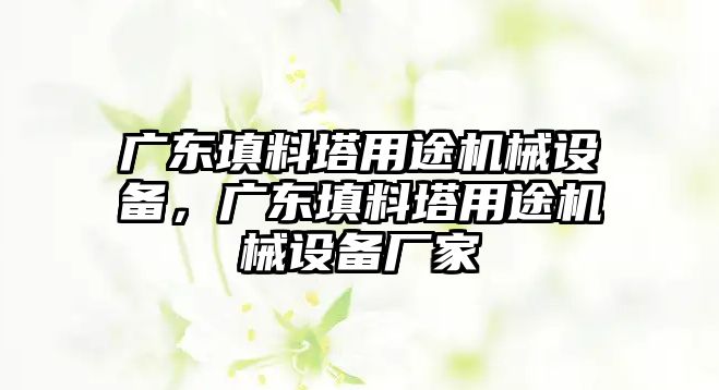 廣東填料塔用途機械設備，廣東填料塔用途機械設備廠家