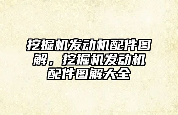 挖掘機發(fā)動機配件圖解，挖掘機發(fā)動機配件圖解大全