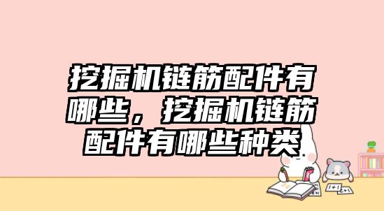 挖掘機(jī)鏈筋配件有哪些，挖掘機(jī)鏈筋配件有哪些種類