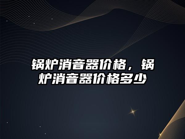 鍋爐消音器價格，鍋爐消音器價格多少