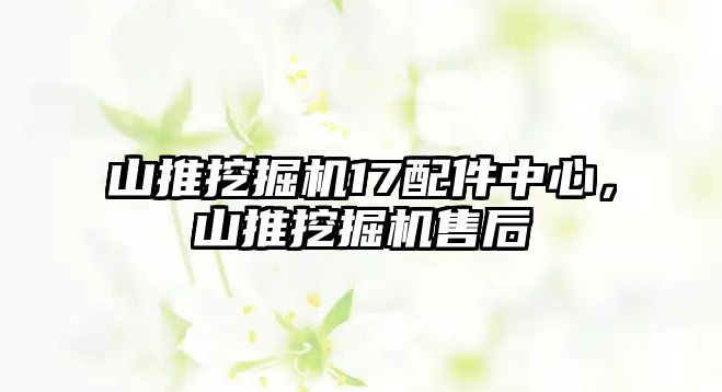 山推挖掘機17配件中心，山推挖掘機售后