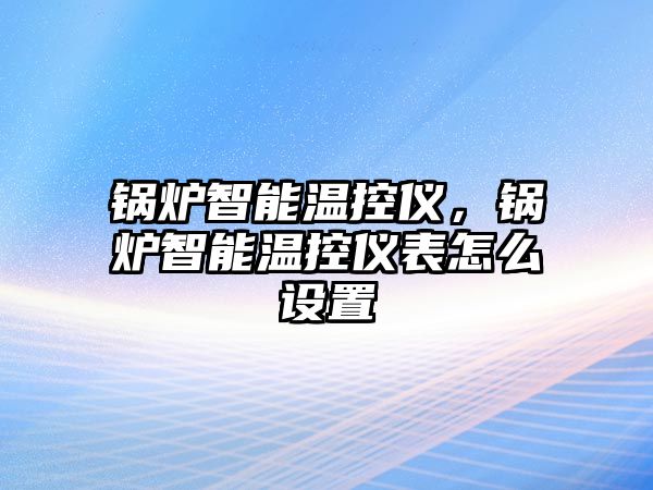 鍋爐智能溫控儀，鍋爐智能溫控儀表怎么設(shè)置