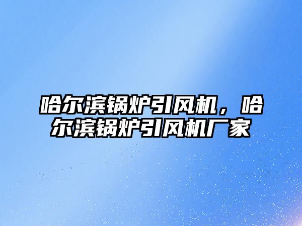 哈爾濱鍋爐引風(fēng)機，哈爾濱鍋爐引風(fēng)機廠家