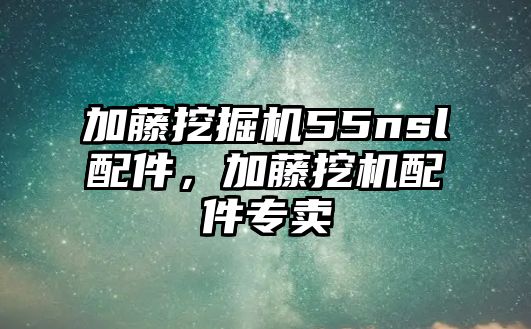 加藤挖掘機55nsl配件，加藤挖機配件專賣