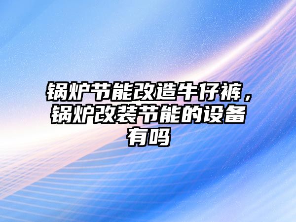 鍋爐節(jié)能改造牛仔褲，鍋爐改裝節(jié)能的設(shè)備有嗎