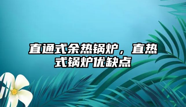 直通式余熱鍋爐，直熱式鍋爐優(yōu)缺點(diǎn)