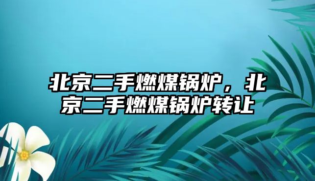 北京二手燃煤鍋爐，北京二手燃煤鍋爐轉(zhuǎn)讓