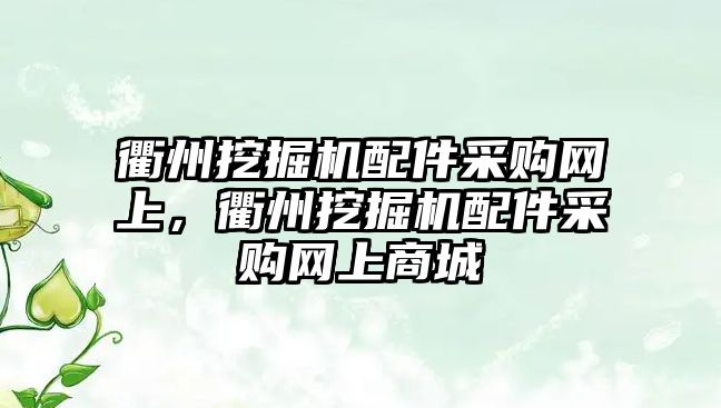 衢州挖掘機配件采購網(wǎng)上，衢州挖掘機配件采購網(wǎng)上商城