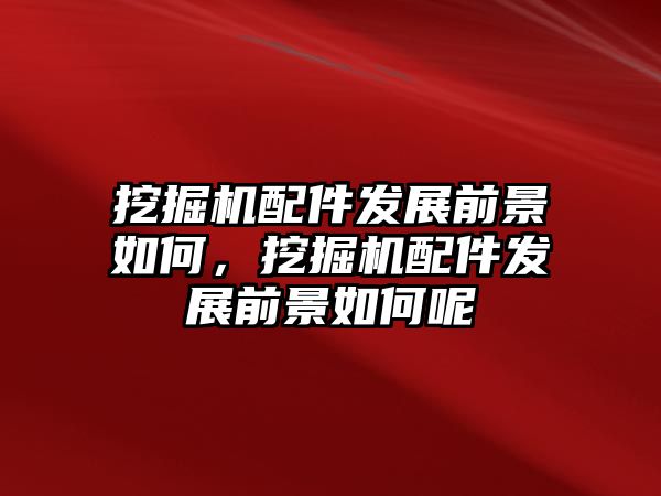 挖掘機(jī)配件發(fā)展前景如何，挖掘機(jī)配件發(fā)展前景如何呢