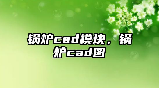 鍋爐cad模塊，鍋爐cad圖