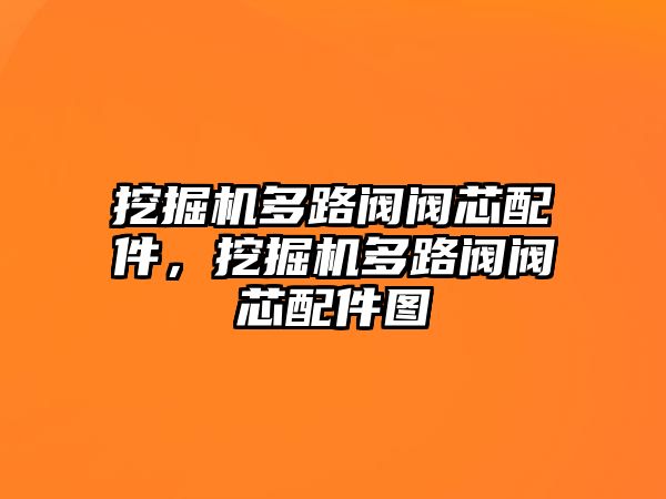 挖掘機多路閥閥芯配件，挖掘機多路閥閥芯配件圖