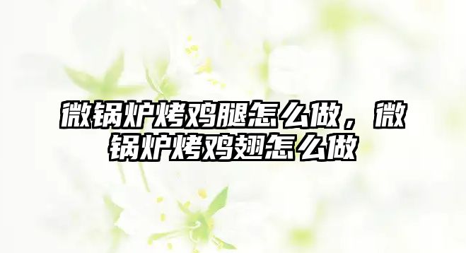 微鍋爐烤雞腿怎么做，微鍋爐烤雞翅怎么做