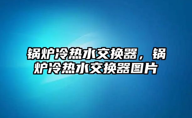 鍋爐冷熱水交換器，鍋爐冷熱水交換器圖片