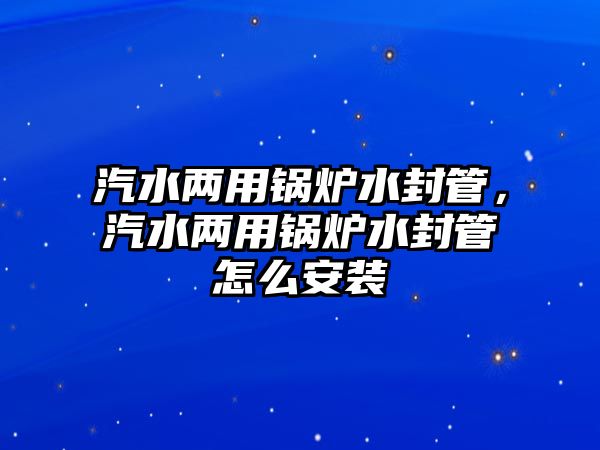 汽水兩用鍋爐水封管，汽水兩用鍋爐水封管怎么安裝