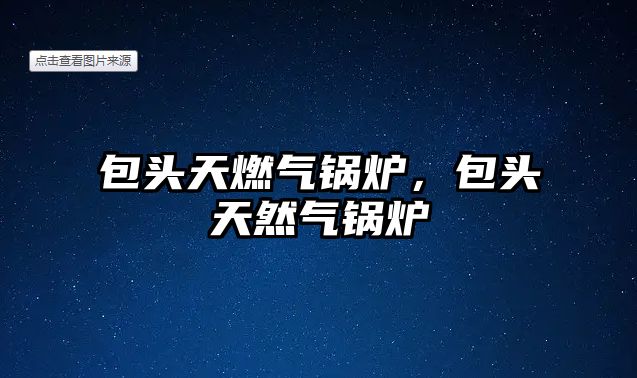 包頭天燃?xì)忮仩t，包頭天然氣鍋爐