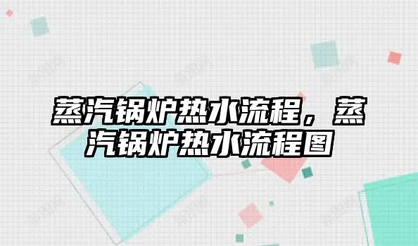 蒸汽鍋爐熱水流程，蒸汽鍋爐熱水流程圖