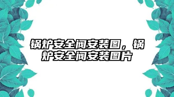 鍋爐安全閥安裝圖，鍋爐安全閥安裝圖片