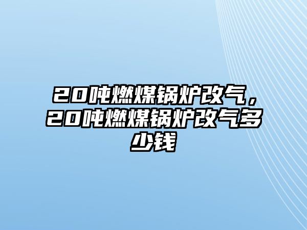 20噸燃煤鍋爐改氣，20噸燃煤鍋爐改氣多少錢