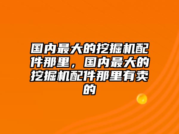 國內(nèi)最大的挖掘機(jī)配件那里，國內(nèi)最大的挖掘機(jī)配件那里有賣的