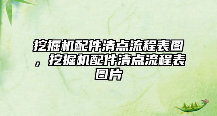 挖掘機(jī)配件清點(diǎn)流程表圖，挖掘機(jī)配件清點(diǎn)流程表圖片