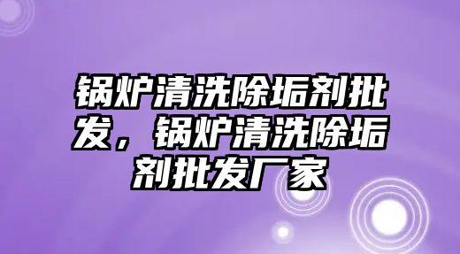 鍋爐清洗除垢劑批發(fā)，鍋爐清洗除垢劑批發(fā)廠家