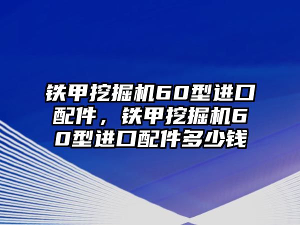 鐵甲挖掘機(jī)60型進(jìn)口配件，鐵甲挖掘機(jī)60型進(jìn)口配件多少錢(qián)