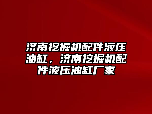 濟南挖掘機配件液壓油缸，濟南挖掘機配件液壓油缸廠家