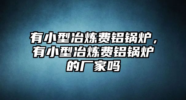 有小型冶煉費(fèi)鋁鍋爐，有小型冶煉費(fèi)鋁鍋爐的廠家嗎