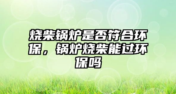 燒柴鍋爐是否符合環(huán)保，鍋爐燒柴能過環(huán)保嗎