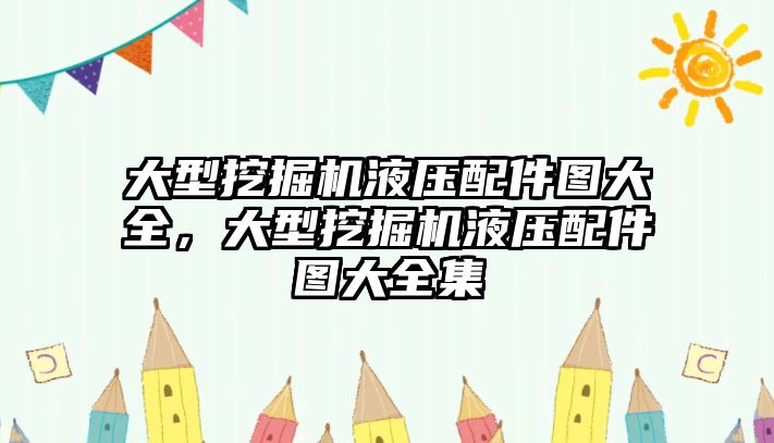 大型挖掘機液壓配件圖大全，大型挖掘機液壓配件圖大全集