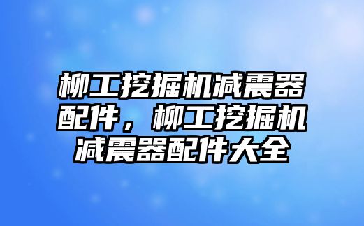 柳工挖掘機減震器配件，柳工挖掘機減震器配件大全