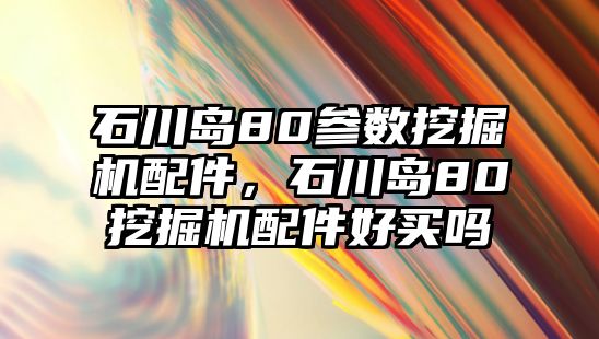 石川島80參數(shù)挖掘機配件，石川島80挖掘機配件好買嗎