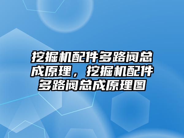 挖掘機(jī)配件多路閥總成原理，挖掘機(jī)配件多路閥總成原理圖