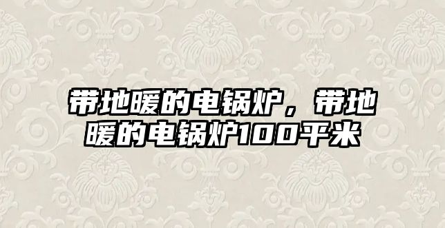 帶地暖的電鍋爐，帶地暖的電鍋爐100平米