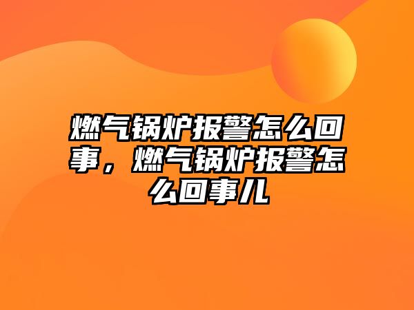 燃?xì)忮仩t報(bào)警怎么回事，燃?xì)忮仩t報(bào)警怎么回事兒