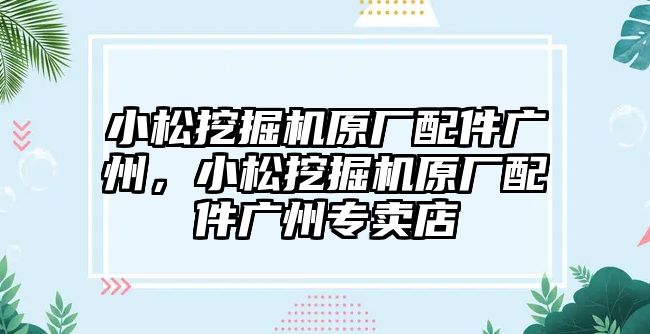 小松挖掘機原廠配件廣州，小松挖掘機原廠配件廣州專賣店