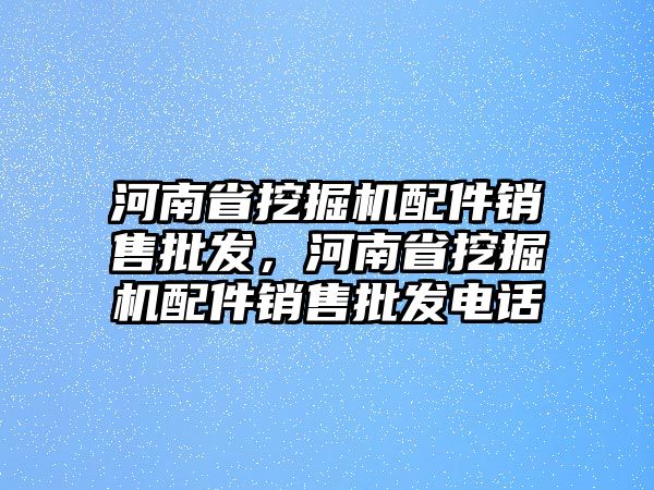 河南省挖掘機(jī)配件銷售批發(fā)，河南省挖掘機(jī)配件銷售批發(fā)電話