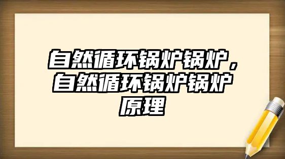 自然循環(huán)鍋爐鍋爐，自然循環(huán)鍋爐鍋爐原理