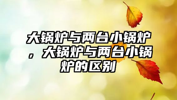 大鍋爐與兩臺(tái)小鍋爐，大鍋爐與兩臺(tái)小鍋爐的區(qū)別