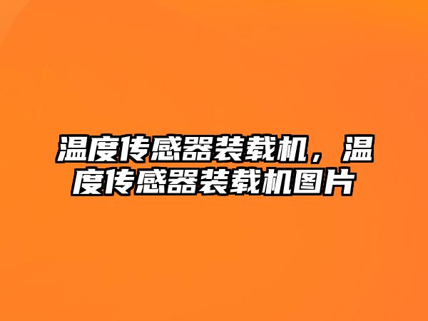 溫度傳感器裝載機(jī)，溫度傳感器裝載機(jī)圖片