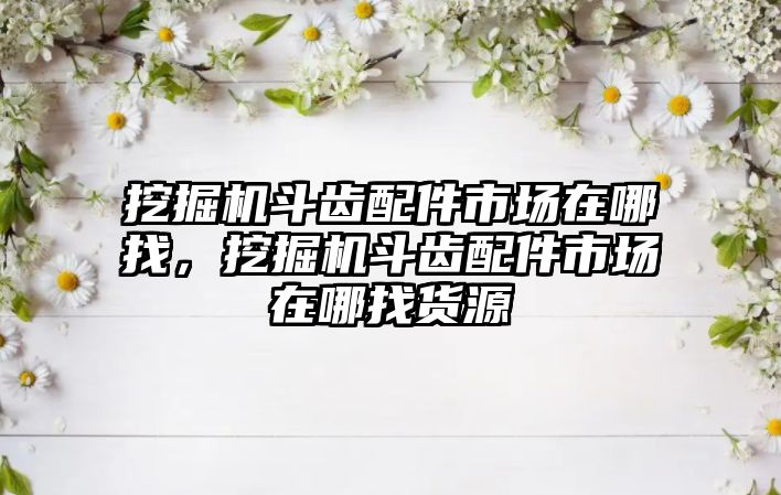 挖掘機斗齒配件市場在哪找，挖掘機斗齒配件市場在哪找貨源