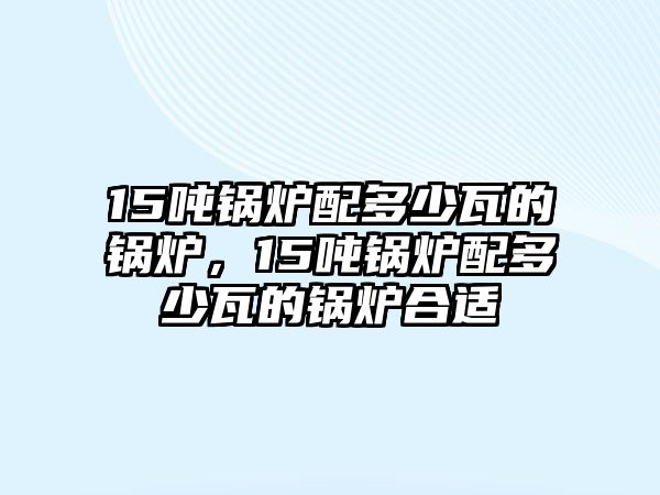 15噸鍋爐配多少瓦的鍋爐，15噸鍋爐配多少瓦的鍋爐合適