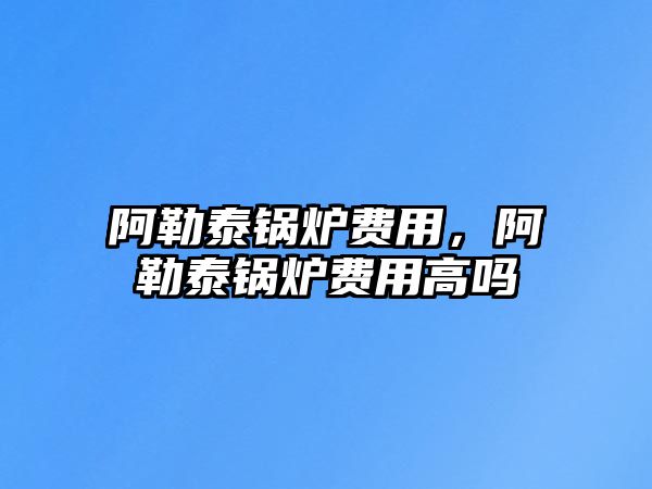 阿勒泰鍋爐費用，阿勒泰鍋爐費用高嗎