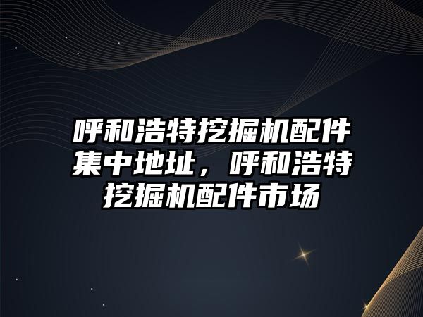 呼和浩特挖掘機配件集中地址，呼和浩特挖掘機配件市場