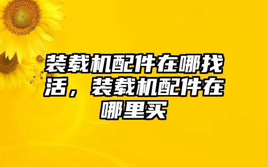 裝載機(jī)配件在哪找活，裝載機(jī)配件在哪里買