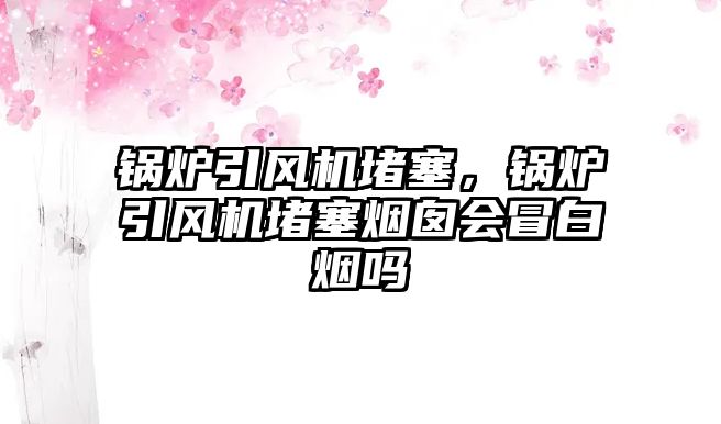 鍋爐引風(fēng)機(jī)堵塞，鍋爐引風(fēng)機(jī)堵塞煙囪會冒白煙嗎