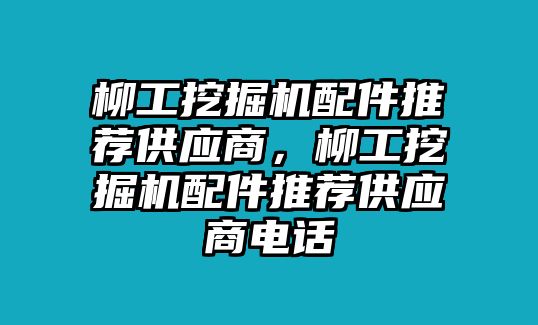 柳工挖掘機(jī)配件推薦供應(yīng)商，柳工挖掘機(jī)配件推薦供應(yīng)商電話