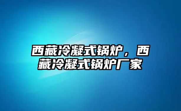 西藏冷凝式鍋爐，西藏冷凝式鍋爐廠家