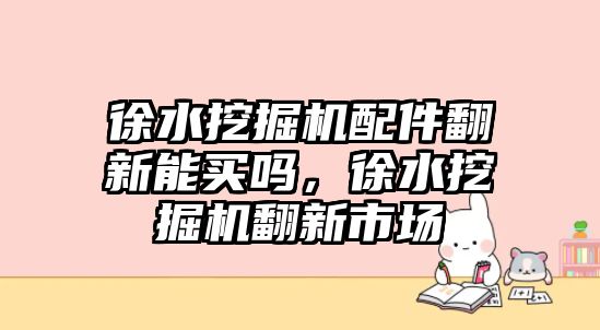 徐水挖掘機配件翻新能買嗎，徐水挖掘機翻新市場