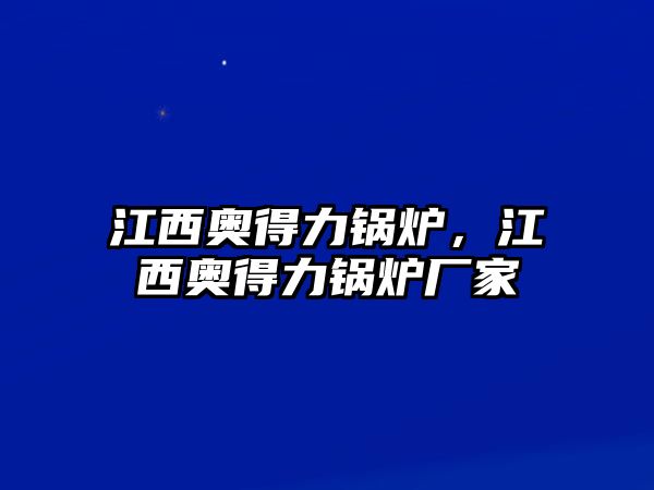 江西奧得力鍋爐，江西奧得力鍋爐廠家